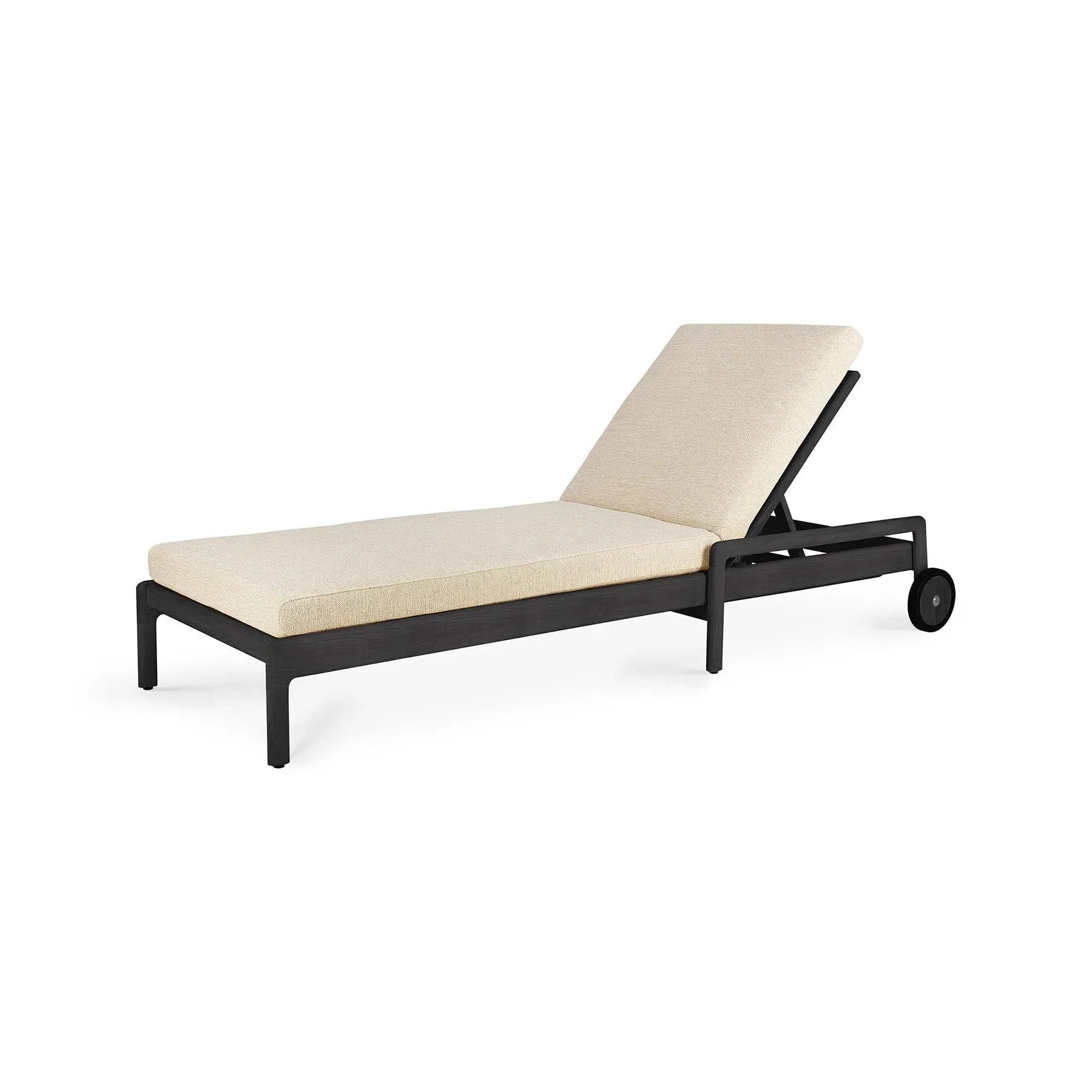 Adjustable Outdoor Lounger - Natural, Teak