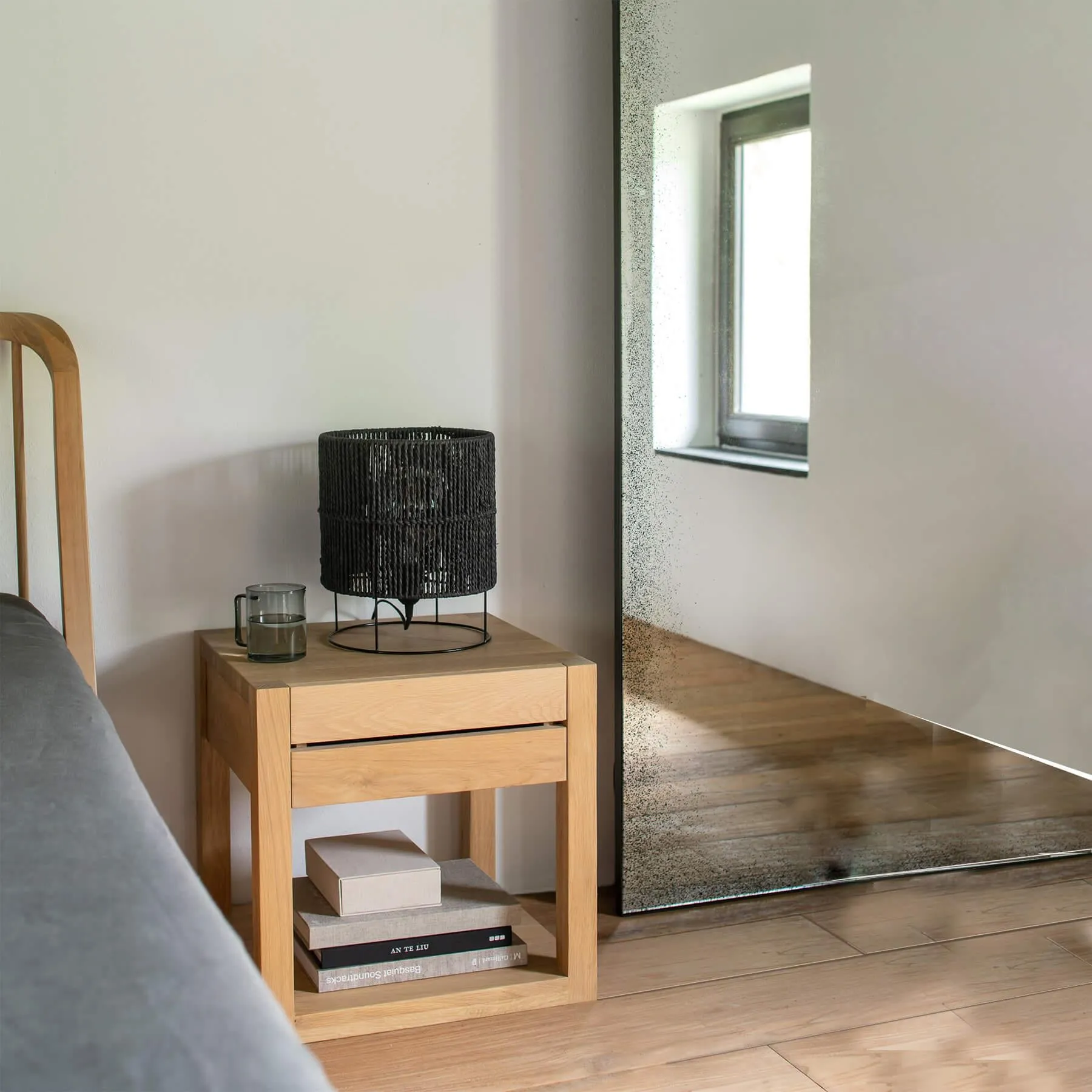 Azur Bedside Table - Oak