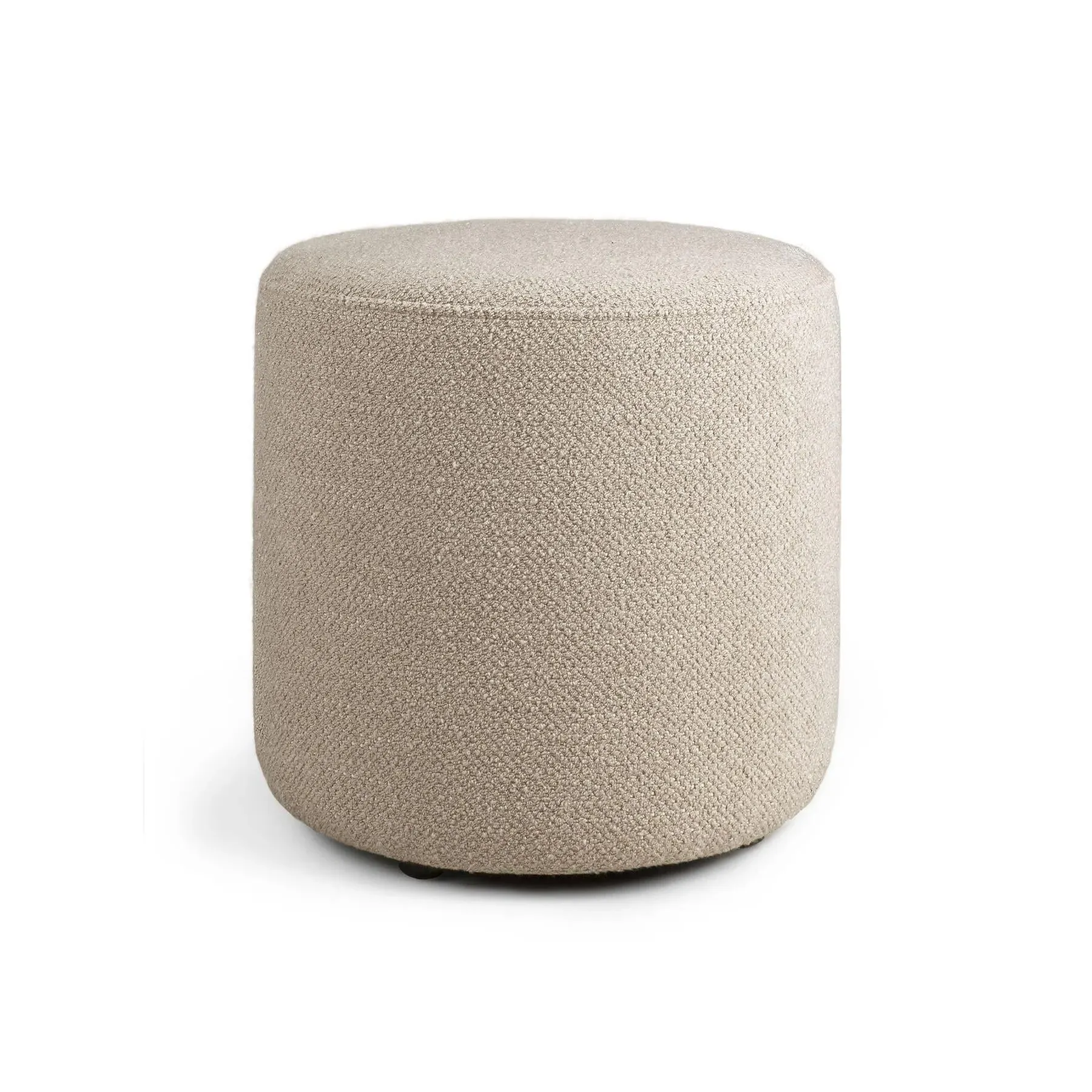 Barrow Low Pouf - Off White