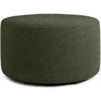 Barrow Low Pouf - Pine Green