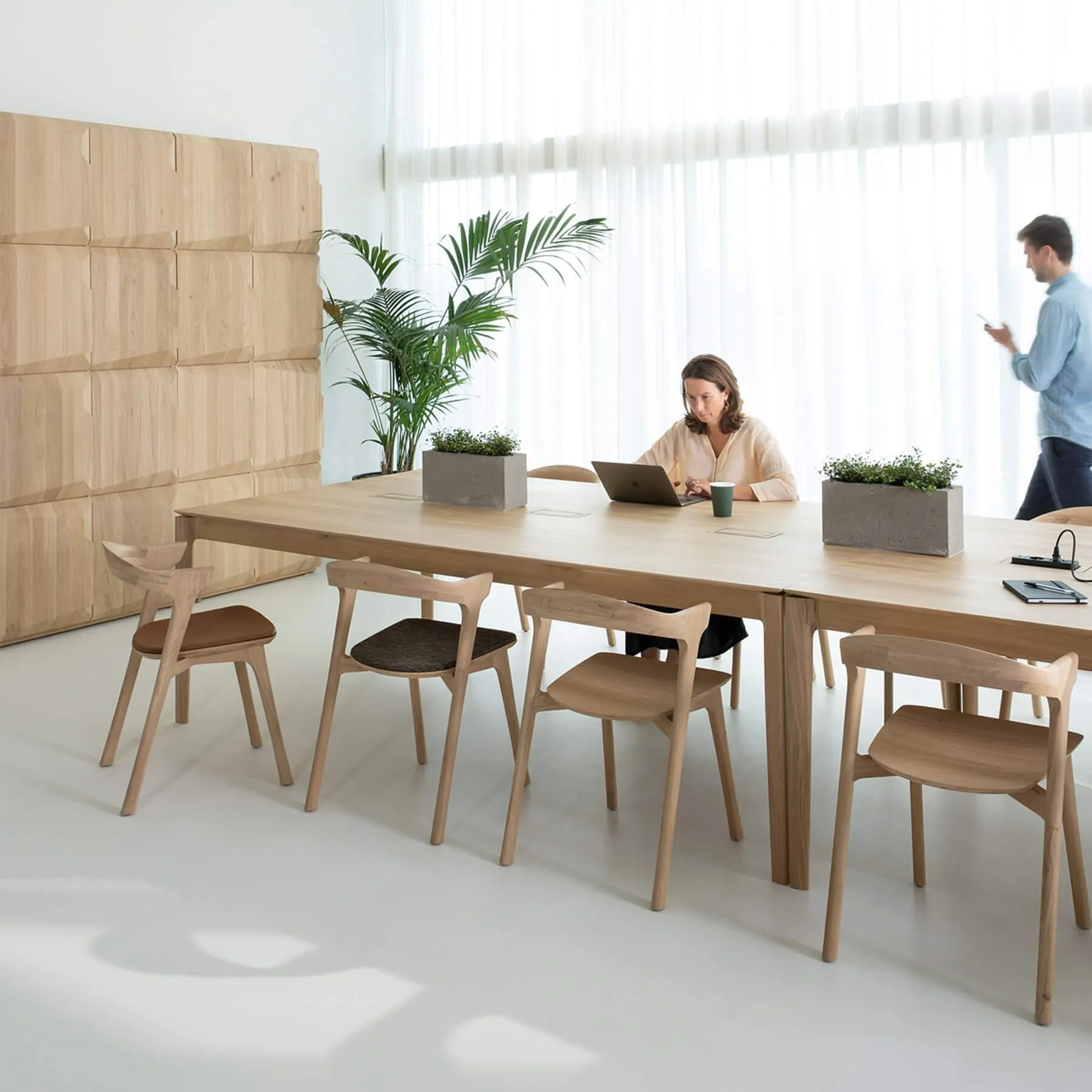 Bok Dining Chair - Cognac, Oak