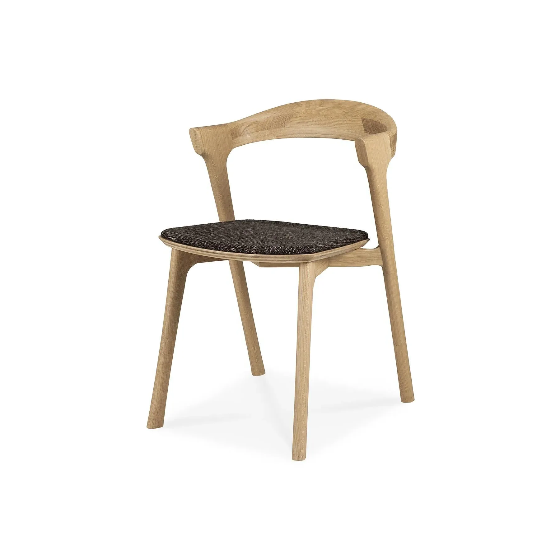 Bok Dining Chair - Dark Brown, Oak