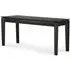 Bok Small Dining Bench - Black, Oak
