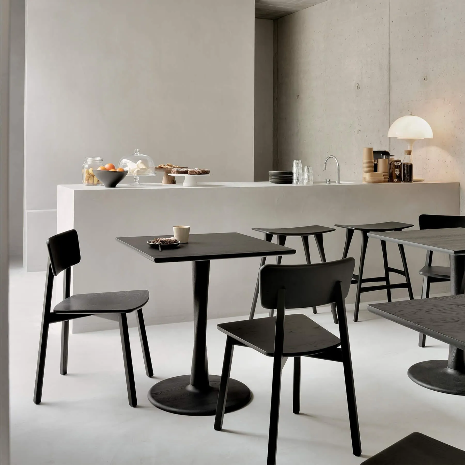 Counter Stool 67cm - Oiled Oak, Solid Wood