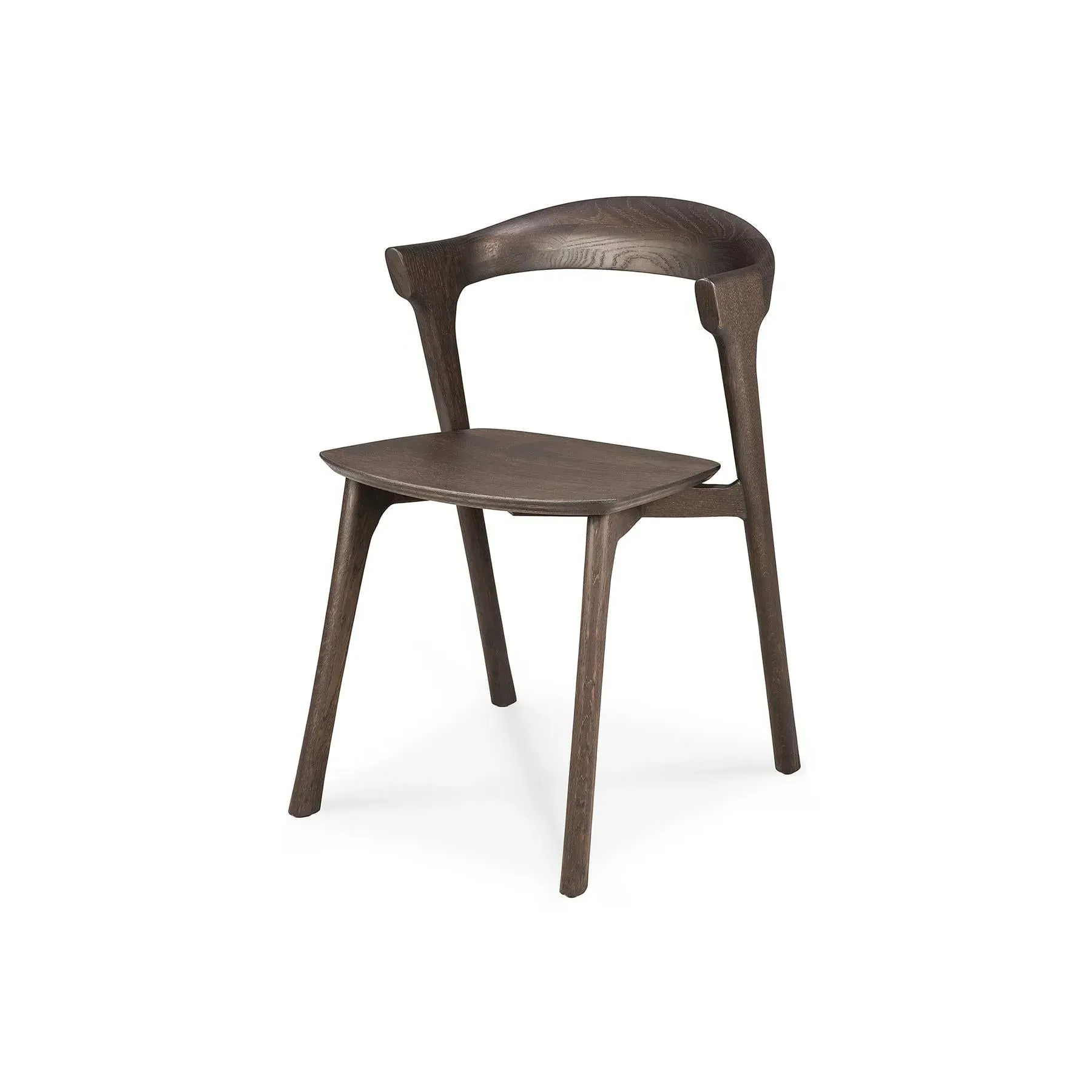 Dining Chair Un-upholstered - Brown Oak
