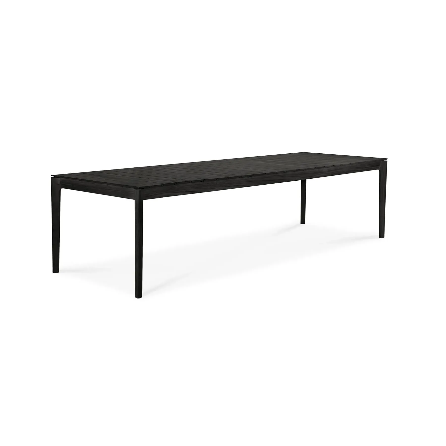 Extra Large Outdoor Dining Table - Black, Teak image