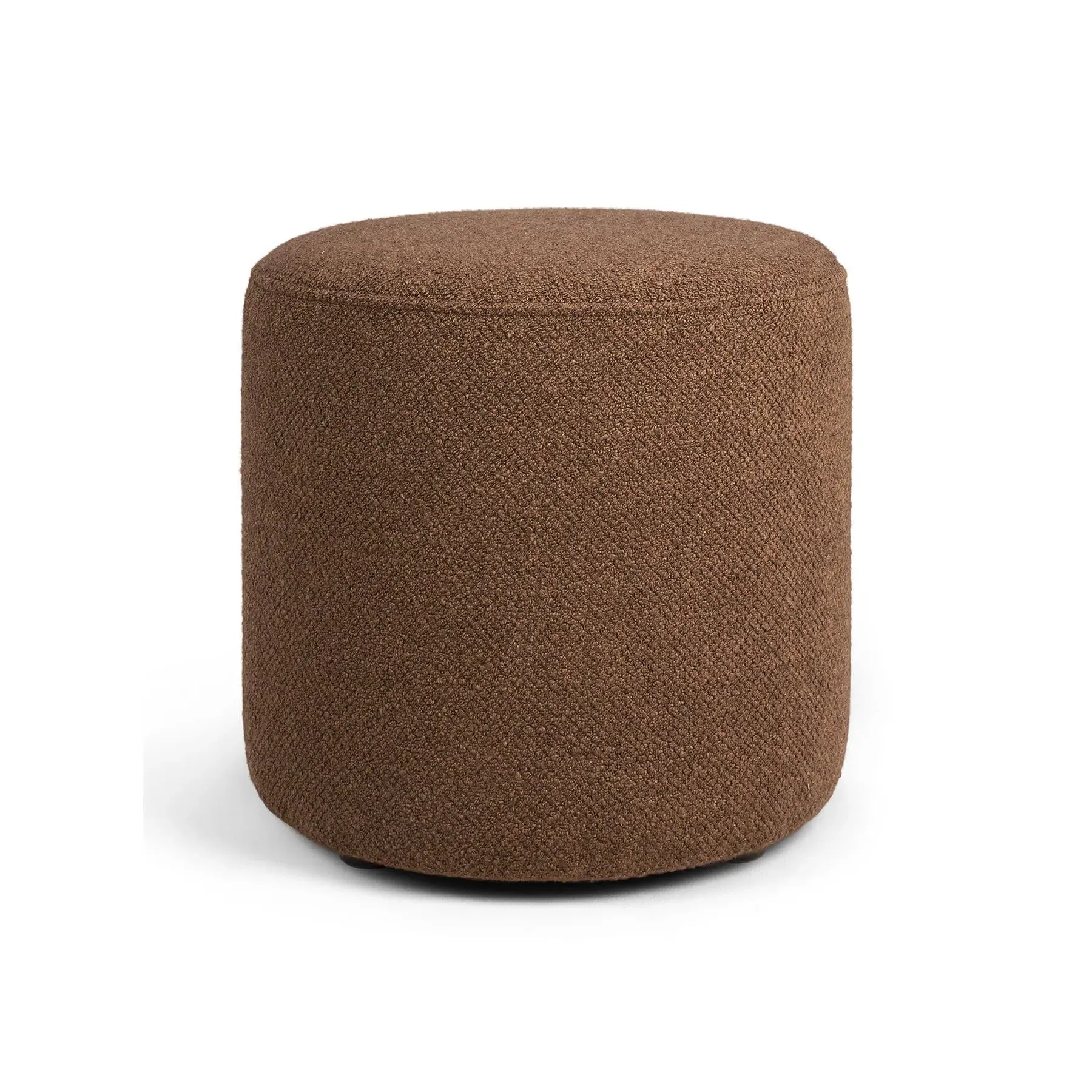 High Pouf Ottoman - Copper, Italian Fabric image
