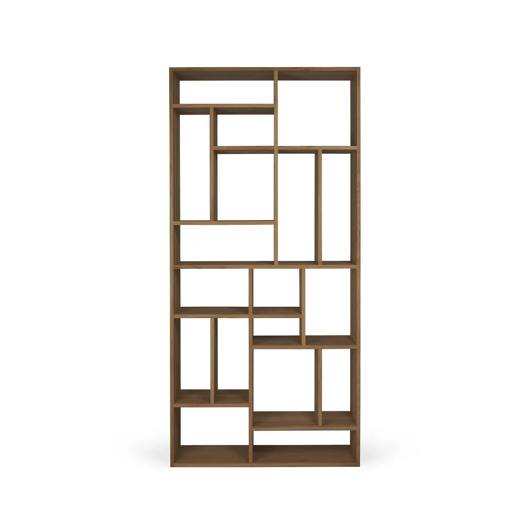 Large M Rack Shelf System - Black, Oak Wood