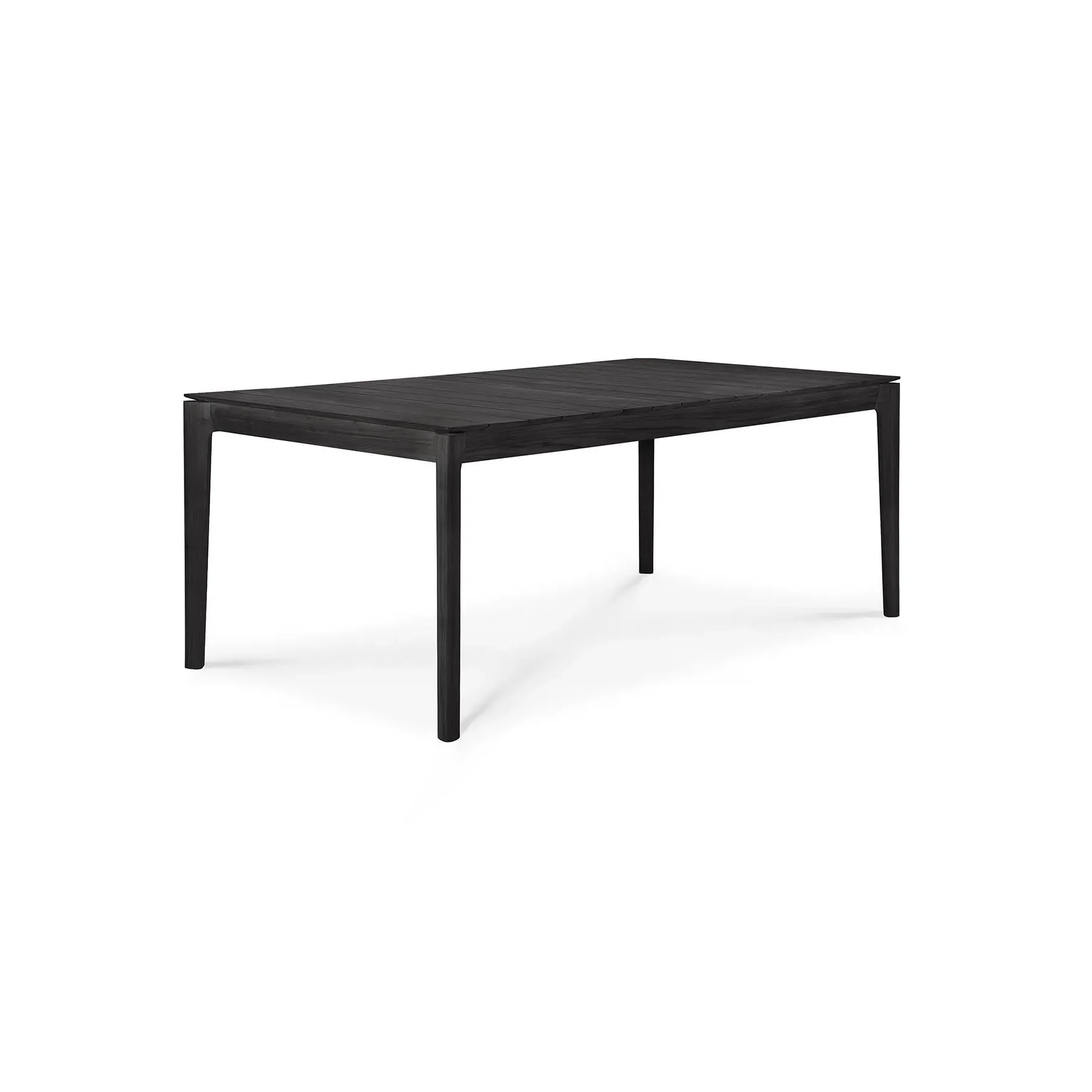 Medium Outdoor Dining Table - Black, Teak