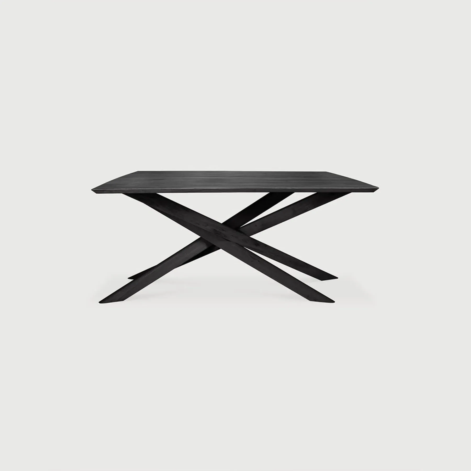 Medium Rectangular Dining Table - Black, Oak