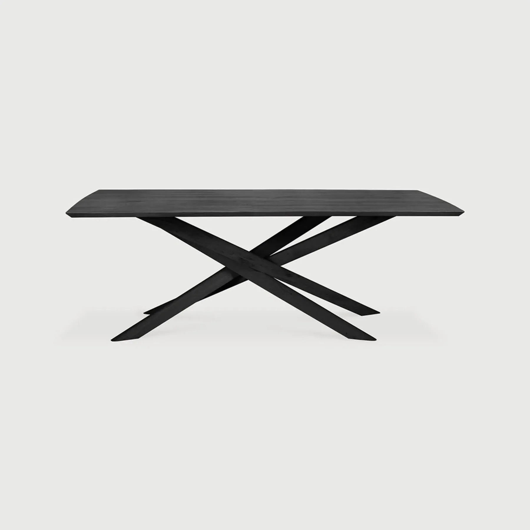 Medium Rectangular Dining Table - Black, Oak