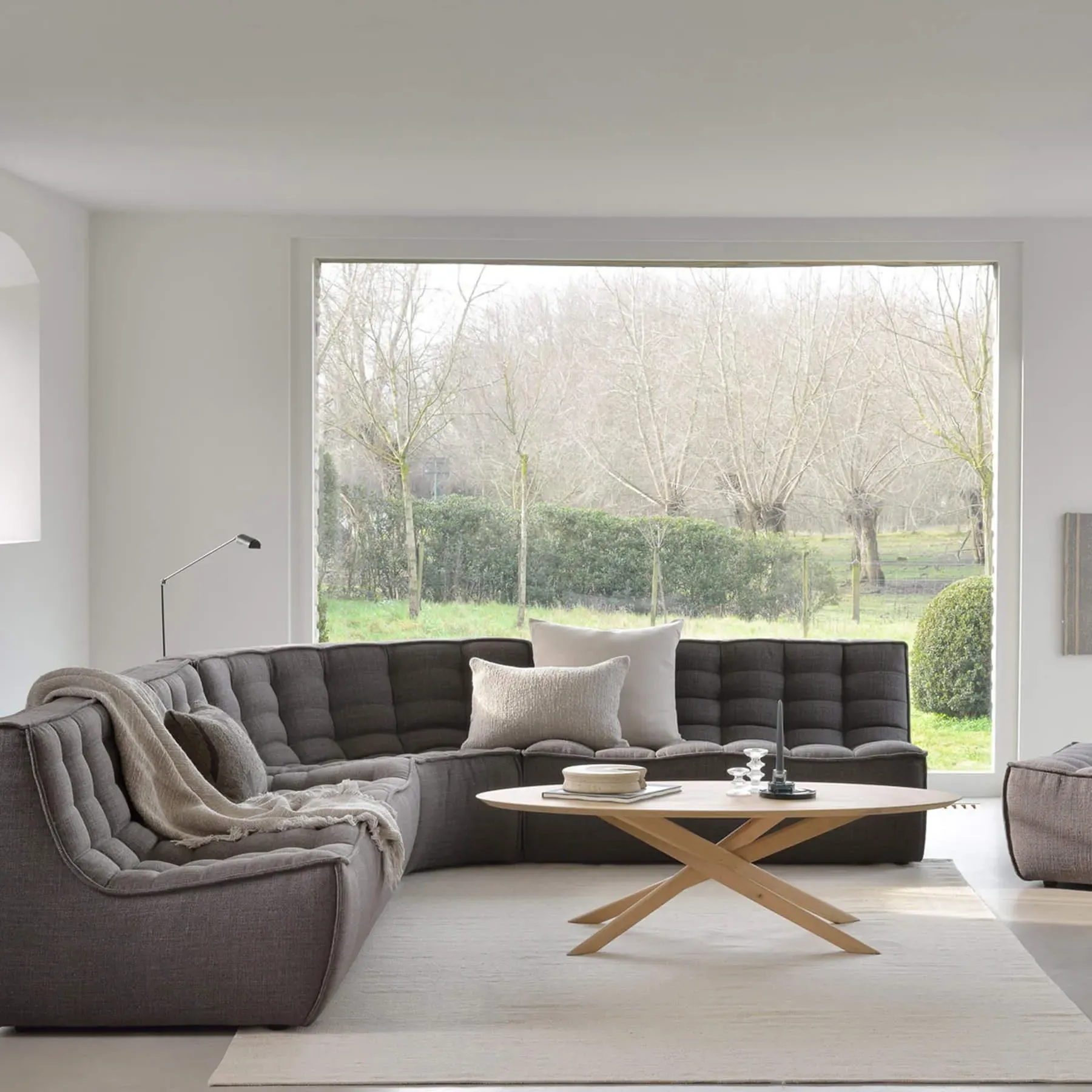 Mikado Oval Coffee Table - Oak