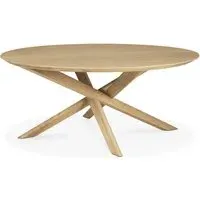 Mikado Round Coffee Table - Oak