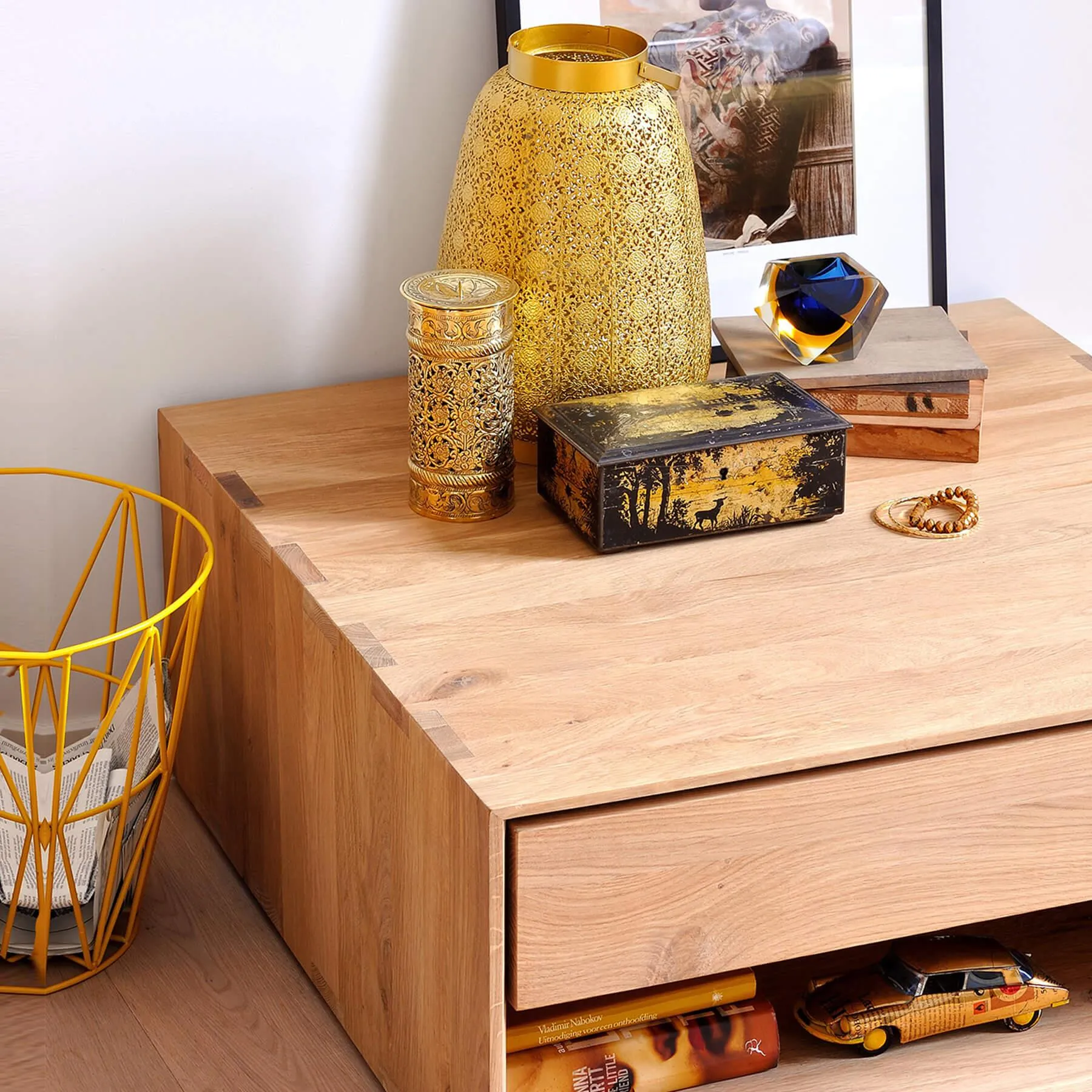 Nordic II Bedside Table - Solid Wood