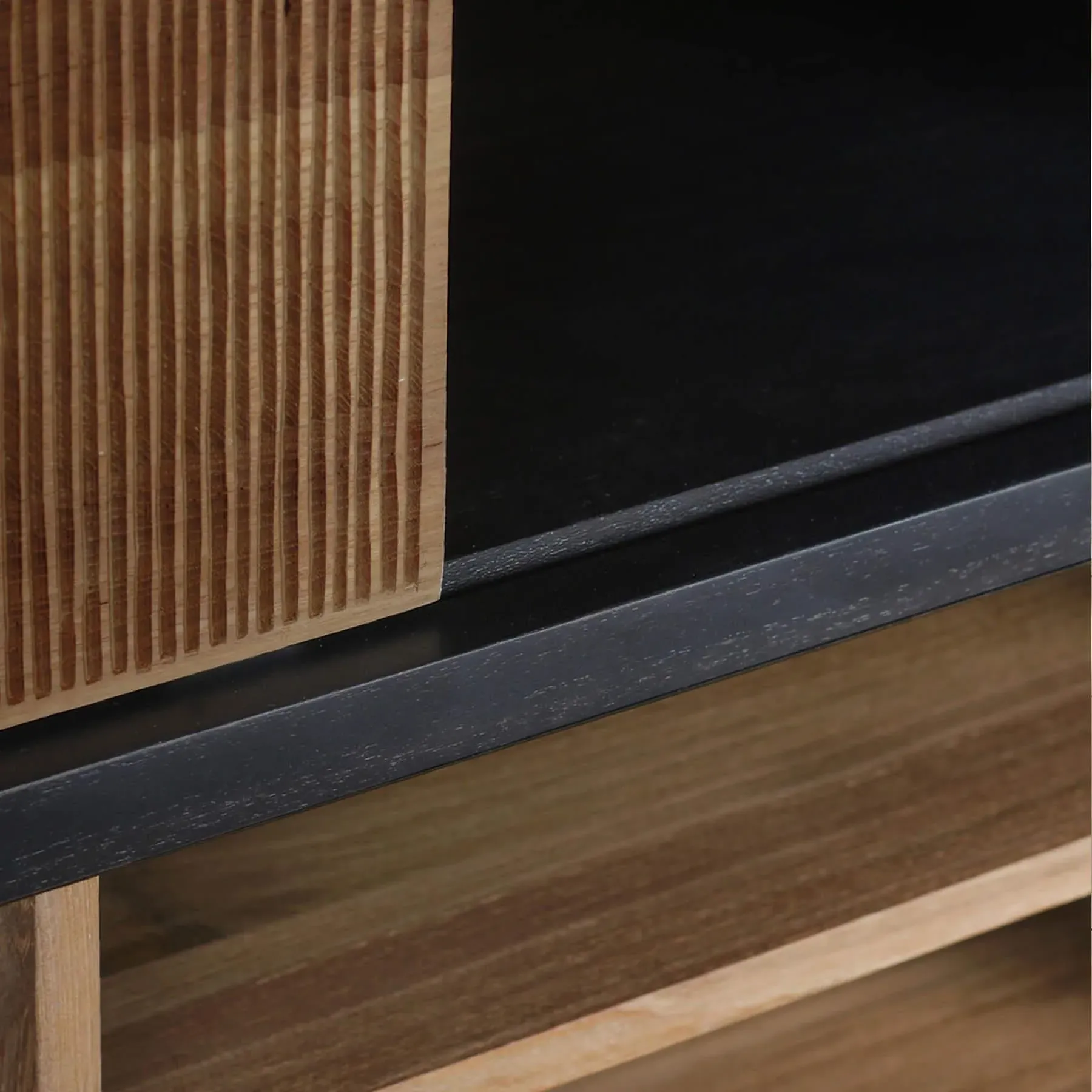 Oscar Rack Shelving Unit - Teak, Metal