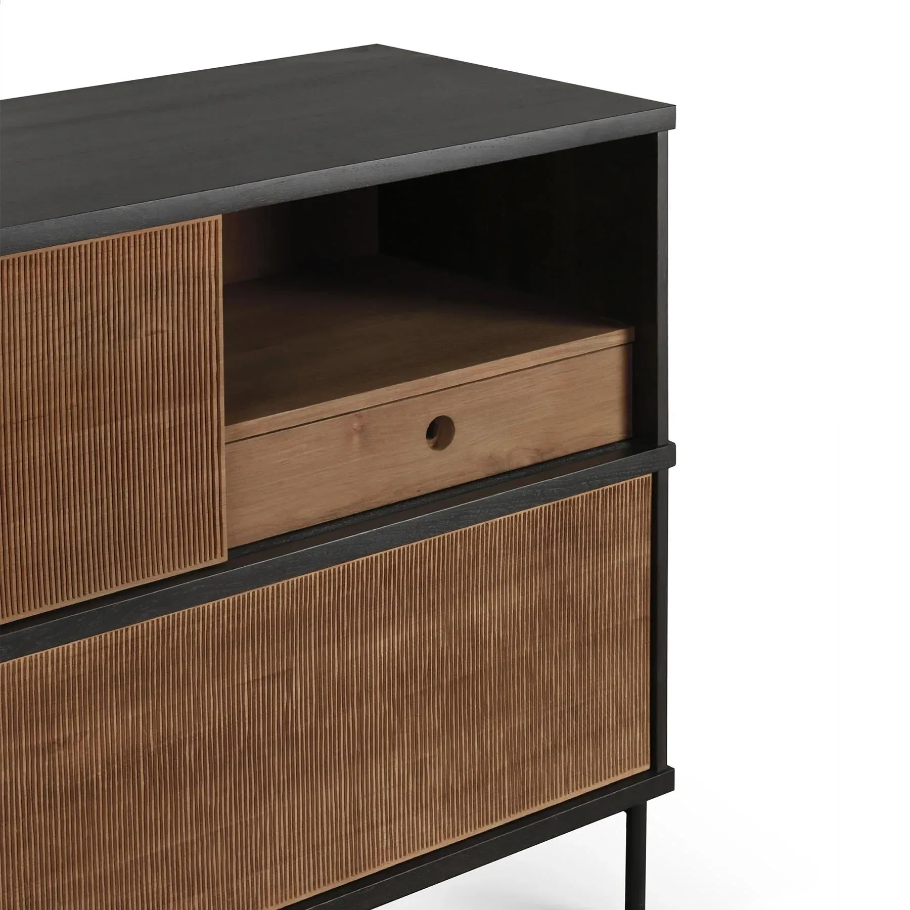 Oscar Sideboard with Sliding Doors - Teak