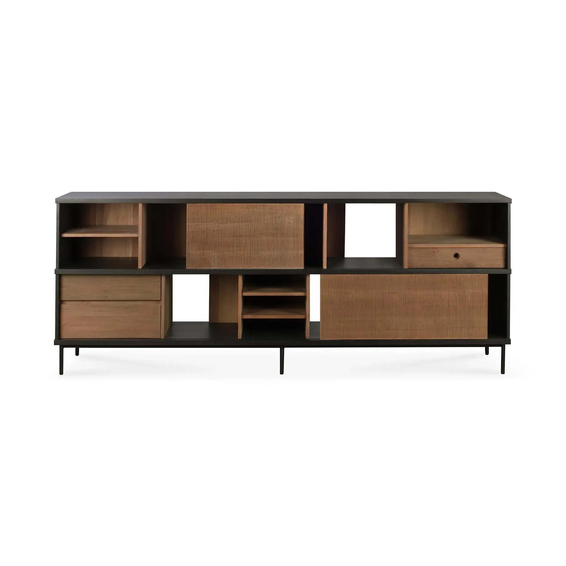 Oscar Sideboard with Sliding Doors - Teak image