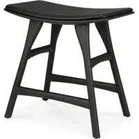 Osso Dining Stool - Black, Oak