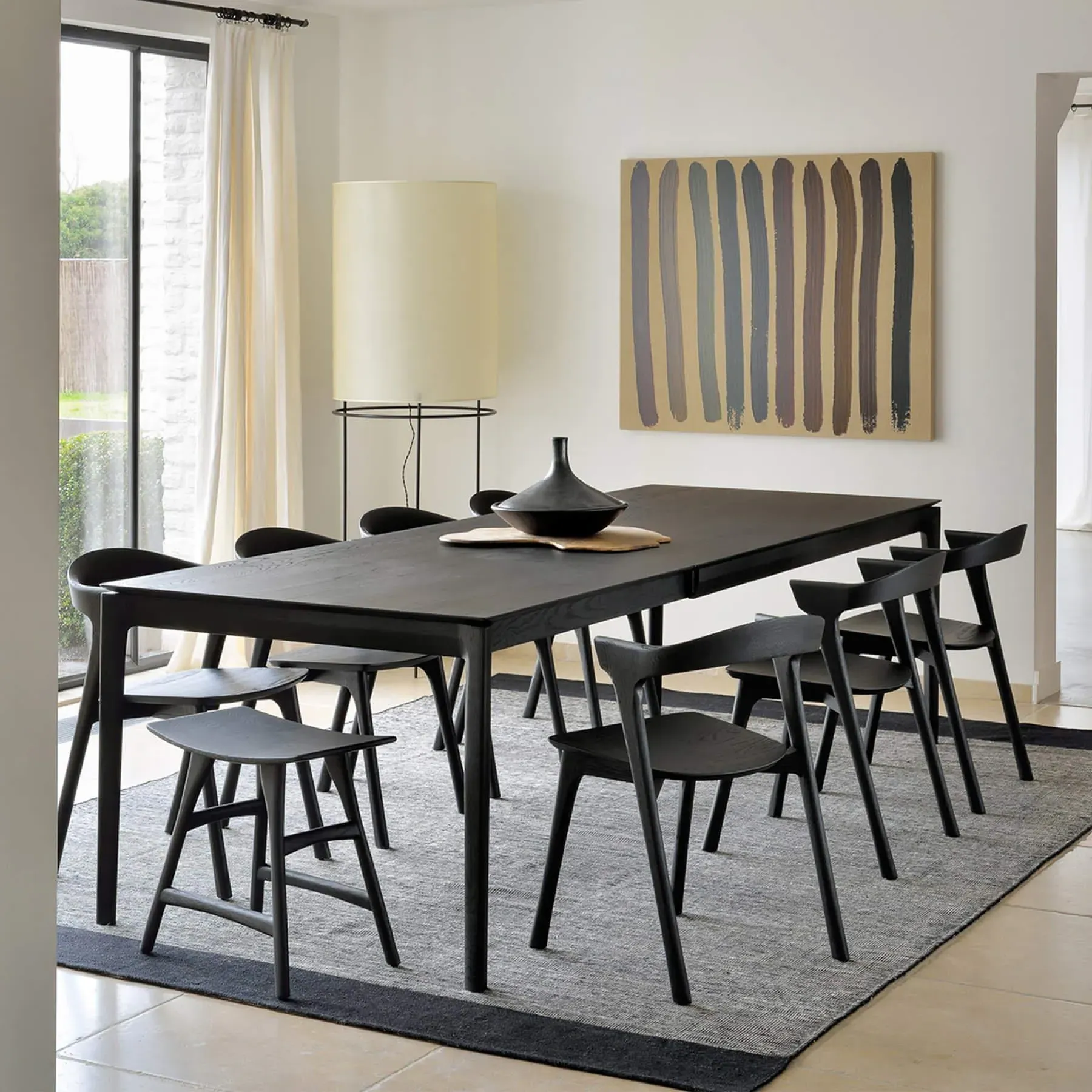 Osso Dining Stool - Cognac, Oak