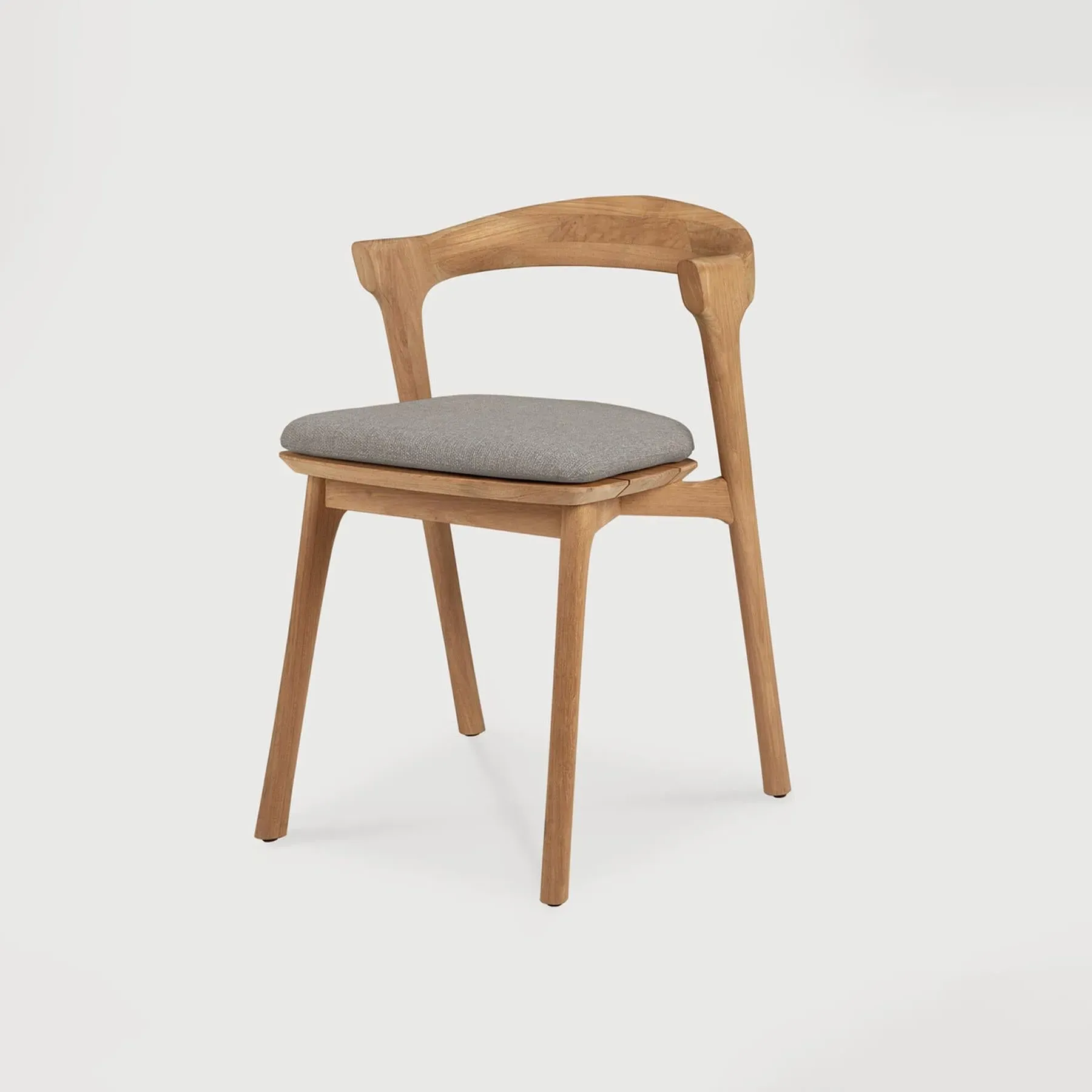 Outdoor Dining Chair - Black, Teak