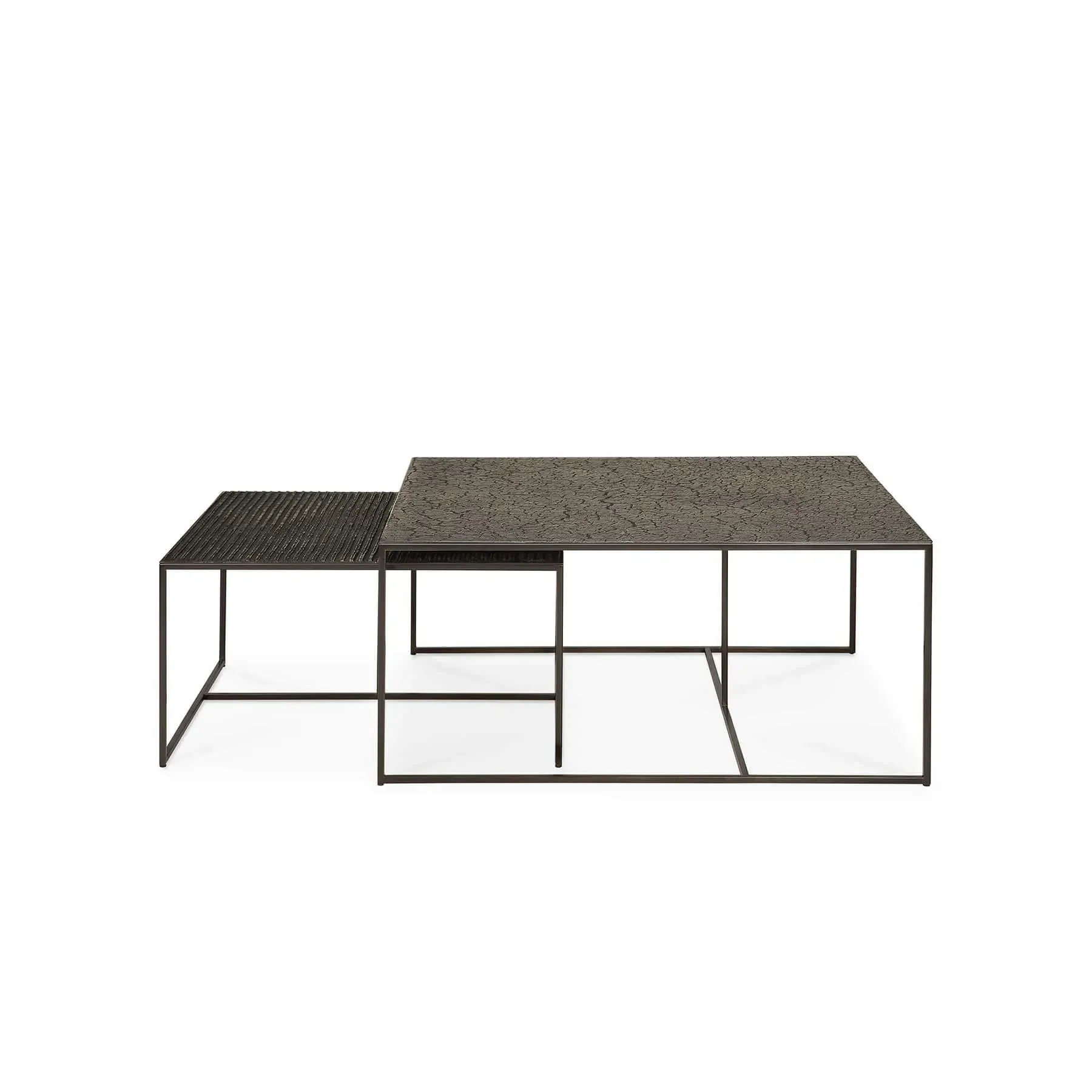 Pentagon Nesting Coffee Table Set - Whisky
