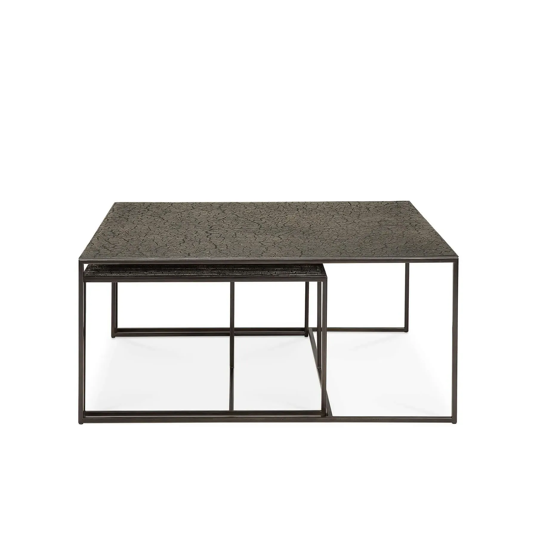 Pentagon Nesting Coffee Table Set - Whisky