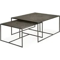 Pentagon Nesting Coffee Table Set - Whisky