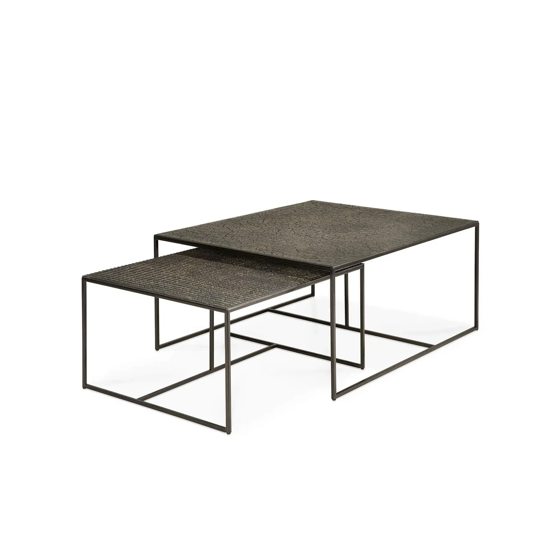 Pentagon Nesting Coffee Table Set - Whisky image