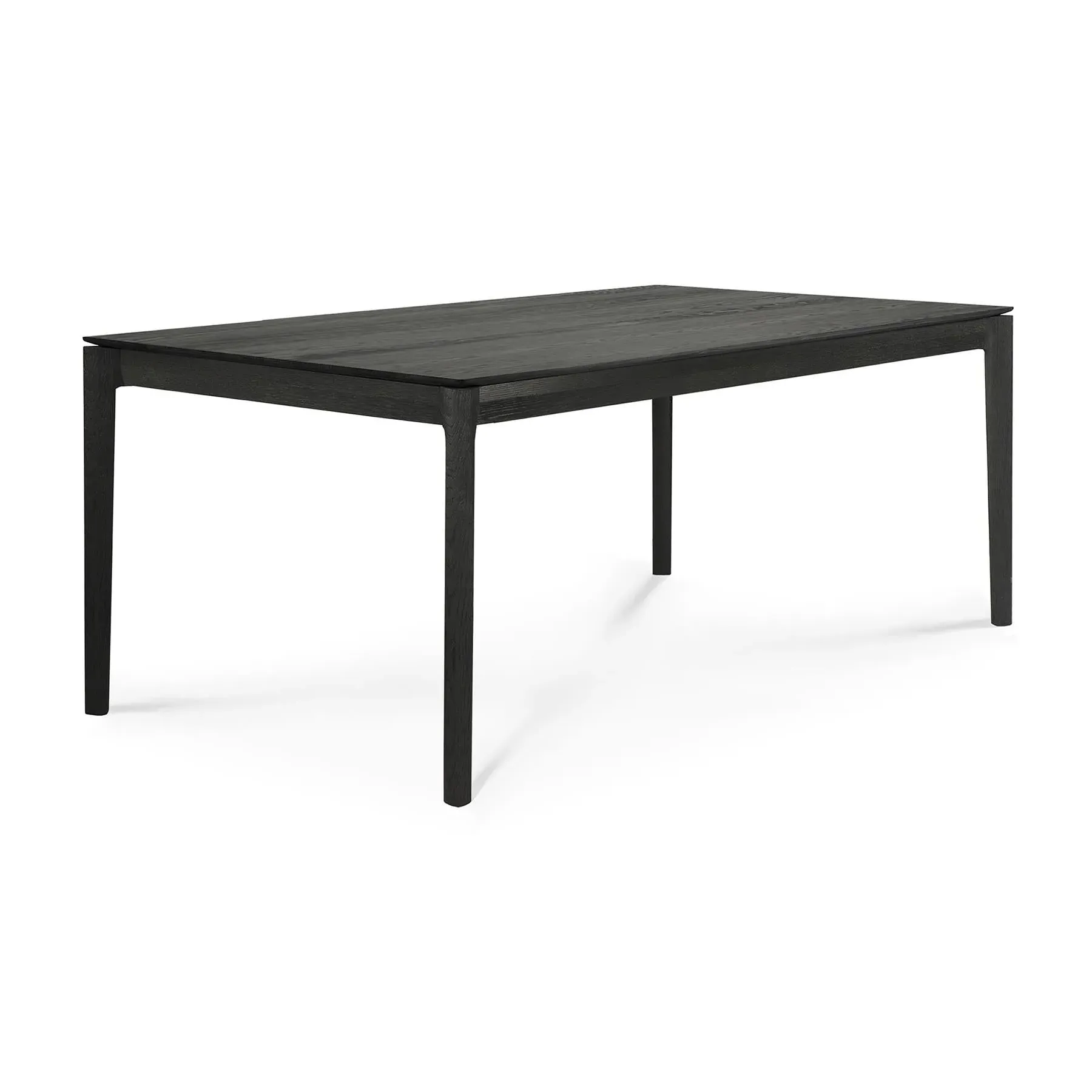 Rectangular Dining Table - Black Oak, Solid Wood