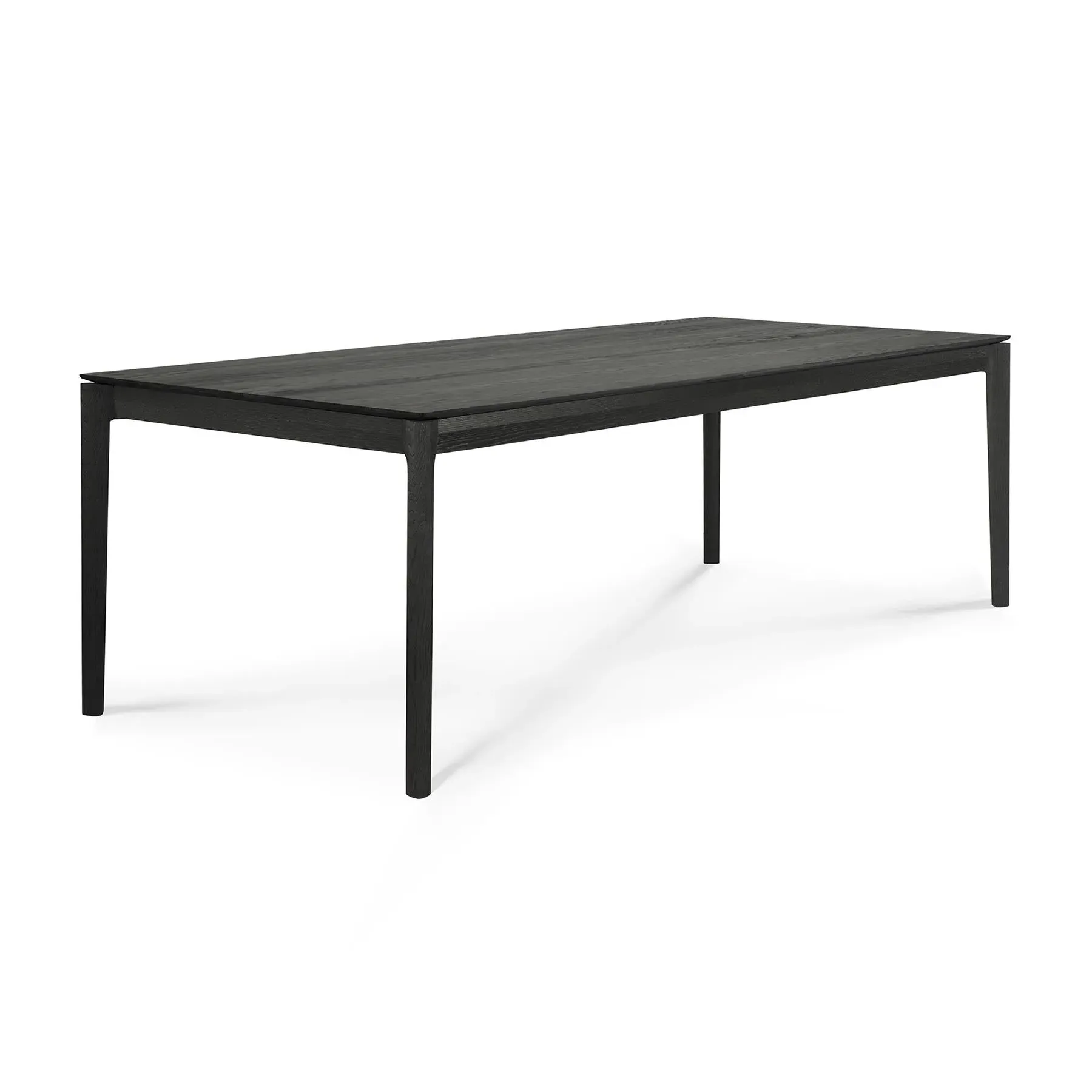 Rectangular Dining Table - Black Oak, Solid Wood