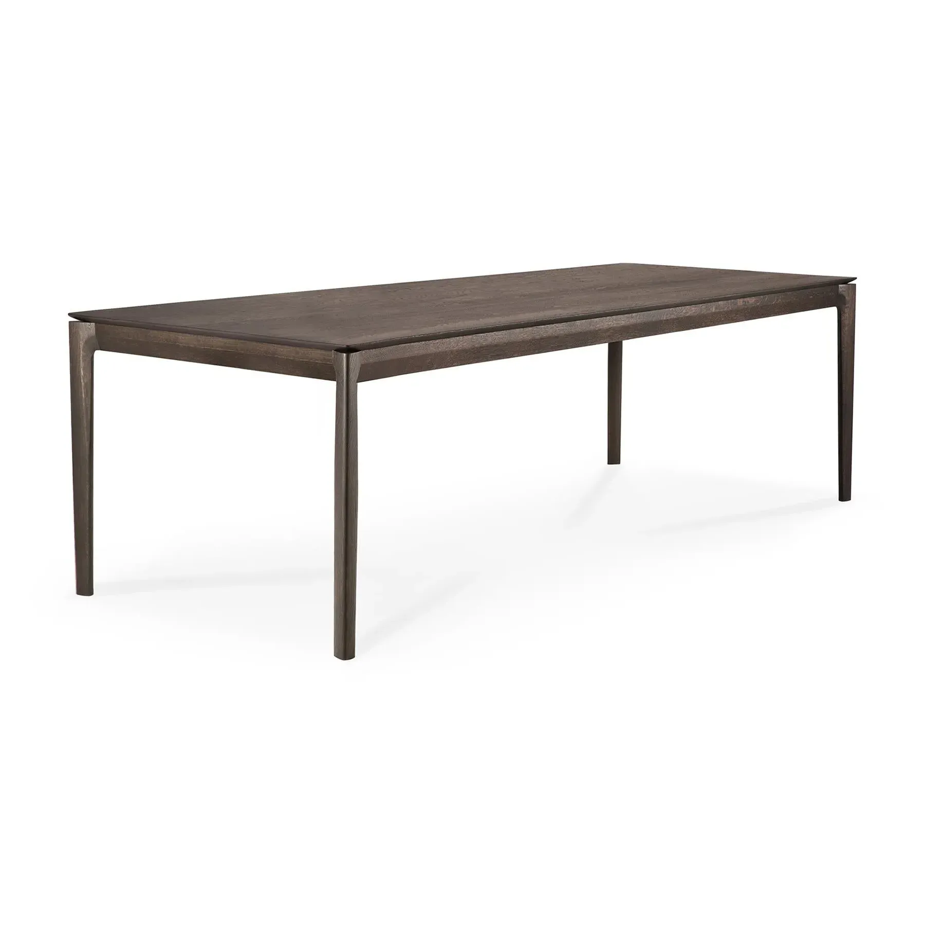 Rectangular Dining Table - Brown Oak, Solid Wood