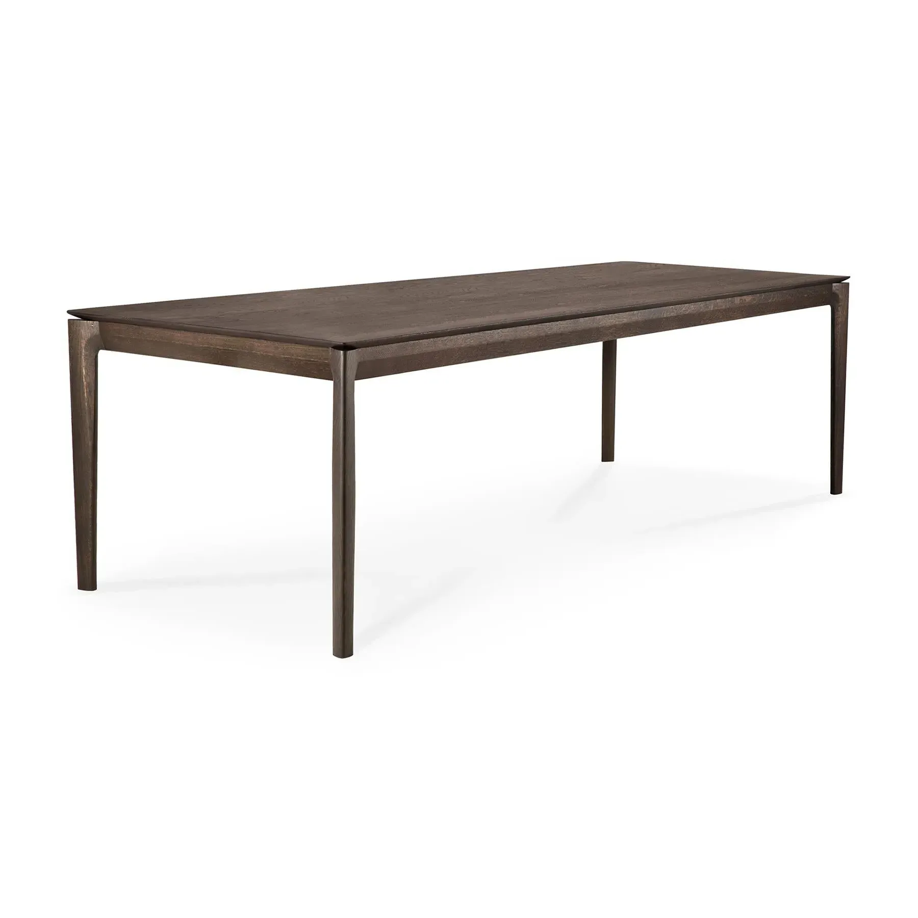 Rectangular Dining Table - Brown Oak, Solid Wood