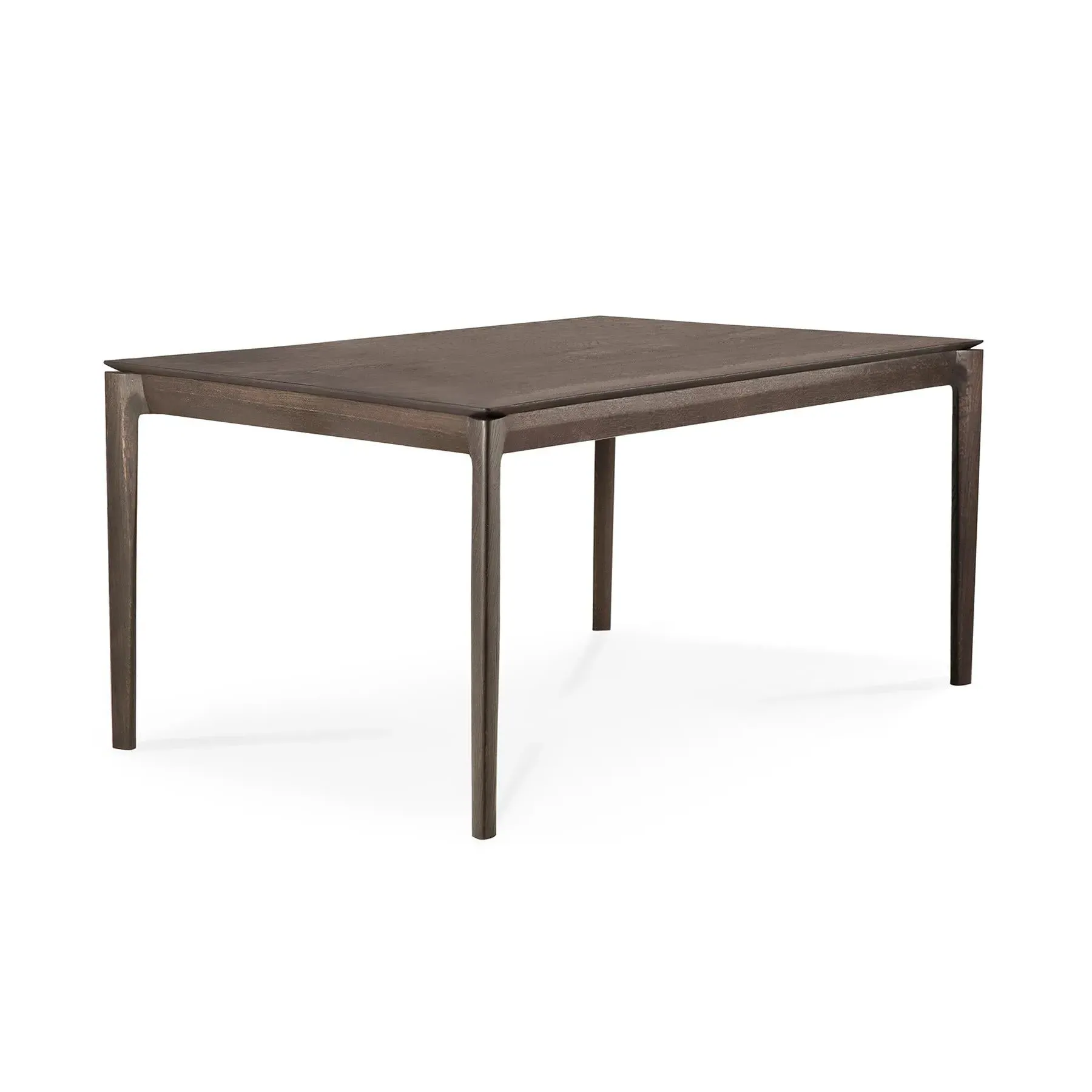 Rectangular Dining Table - Brown Oak, Solid Wood