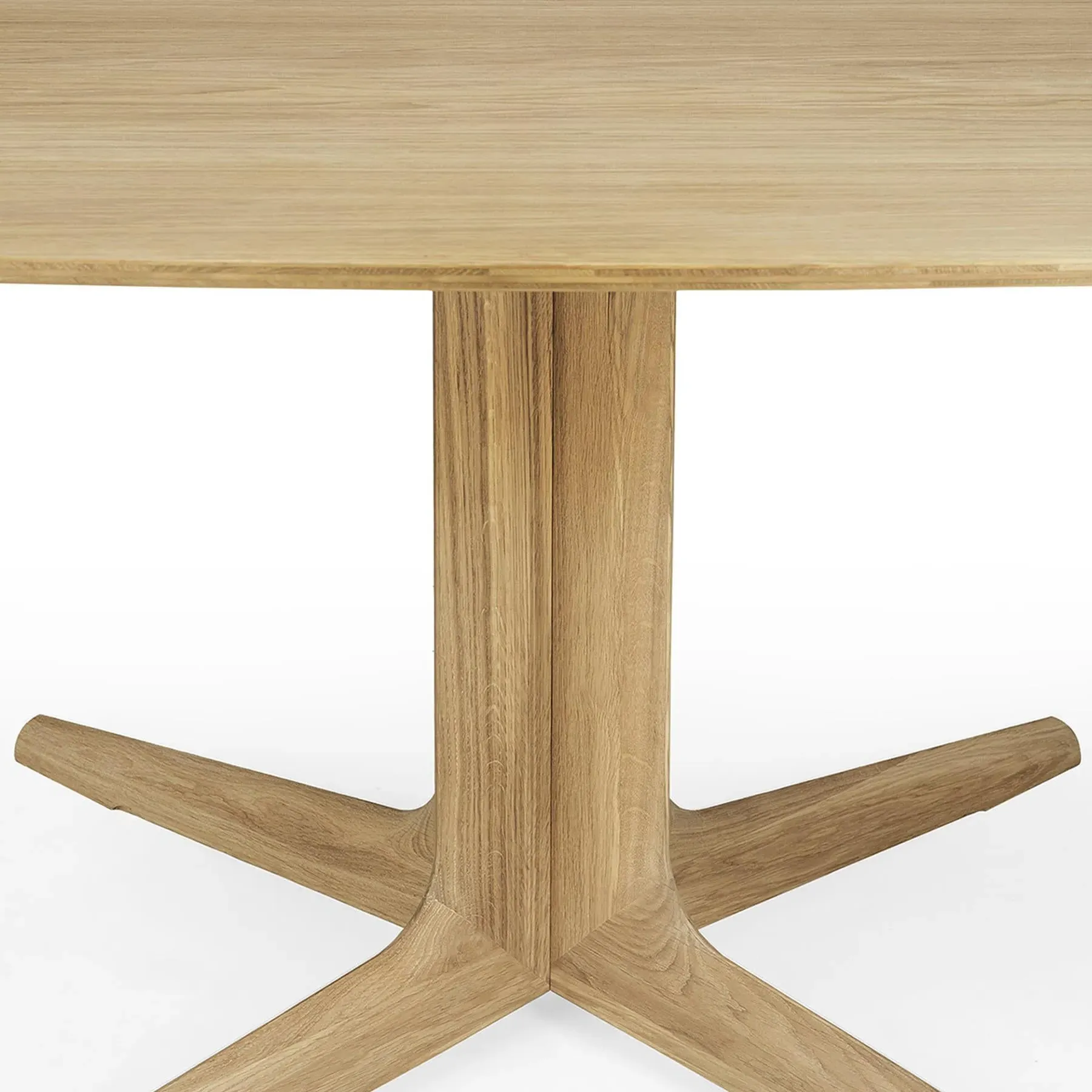 Rectangular Dining Table - Oak Brown, Solid Wood