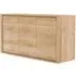 Shadow 3-Door Sideboard - Oak