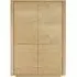 Shadow 4-Door Storage Cupboard - Oak