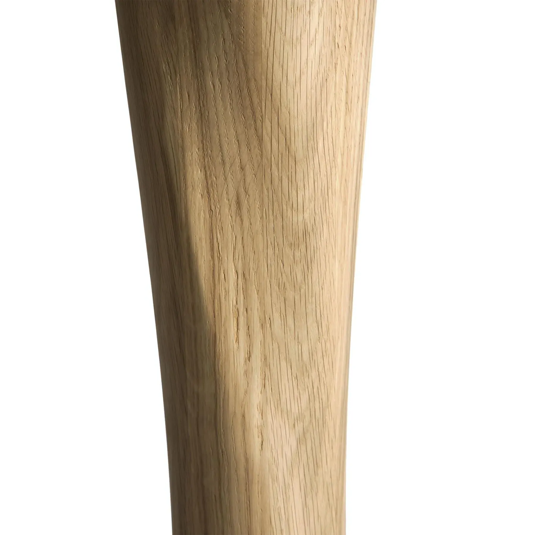 Small Round Dining Table with Twist Base - Black Oak