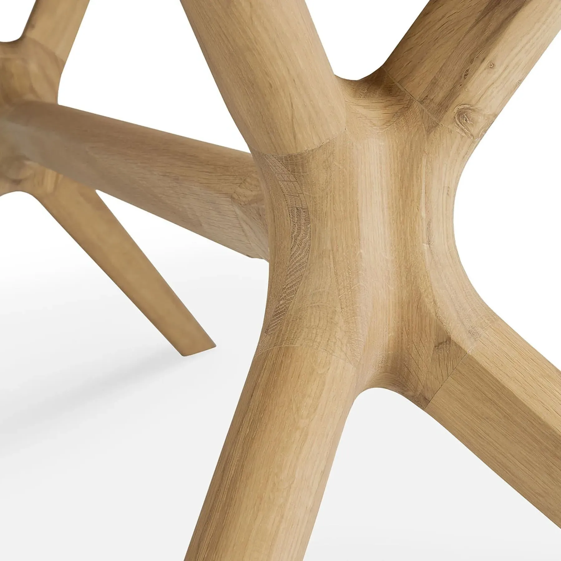 Small X Dining Table - Oak, Solid Wood