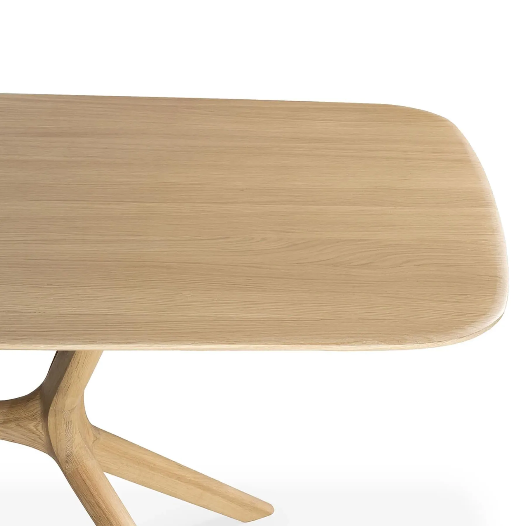 Small X Dining Table - Oak, Solid Wood