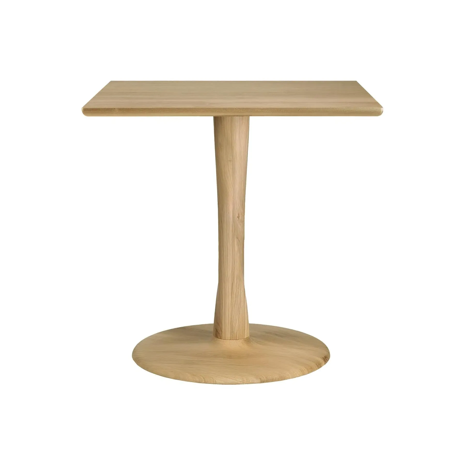 Square Dining Table with Twisted Base - Oak image
