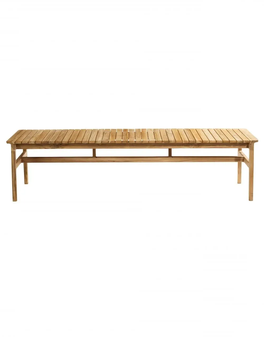 3-Person Garden Bench - Natural Wood image