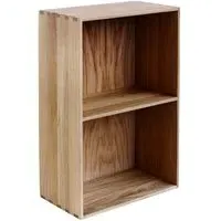 B98 Narrow Bookcase Base - Oak