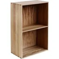 B98 Small Bookcase 20cm - Oak