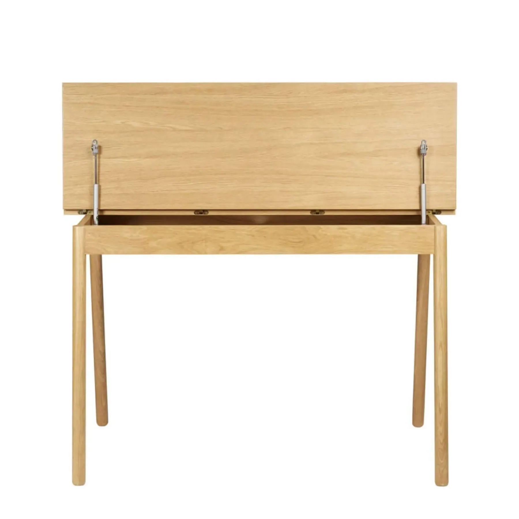 C68 Norrebro Desk with Storage - Nero, Lacquered Oak