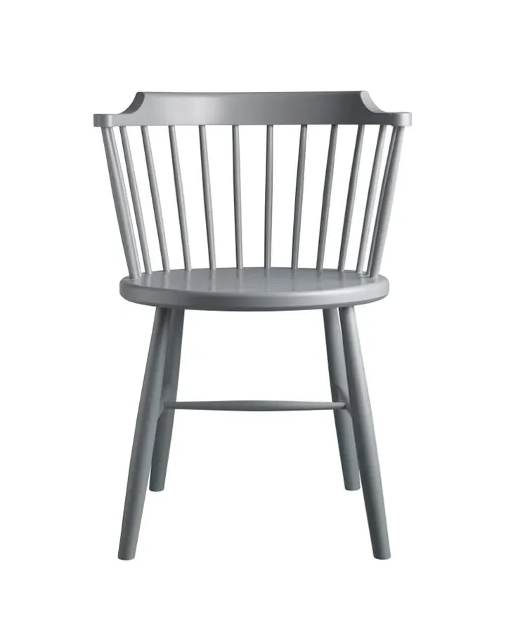 Dining Chair - Light Grey, Beech