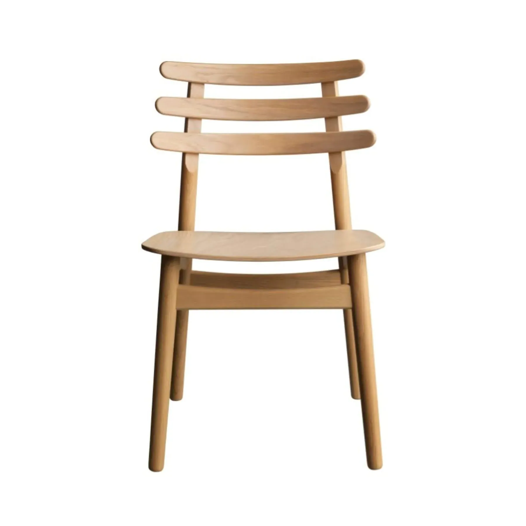 Dining Chair with Spoke Back - Black, Oak