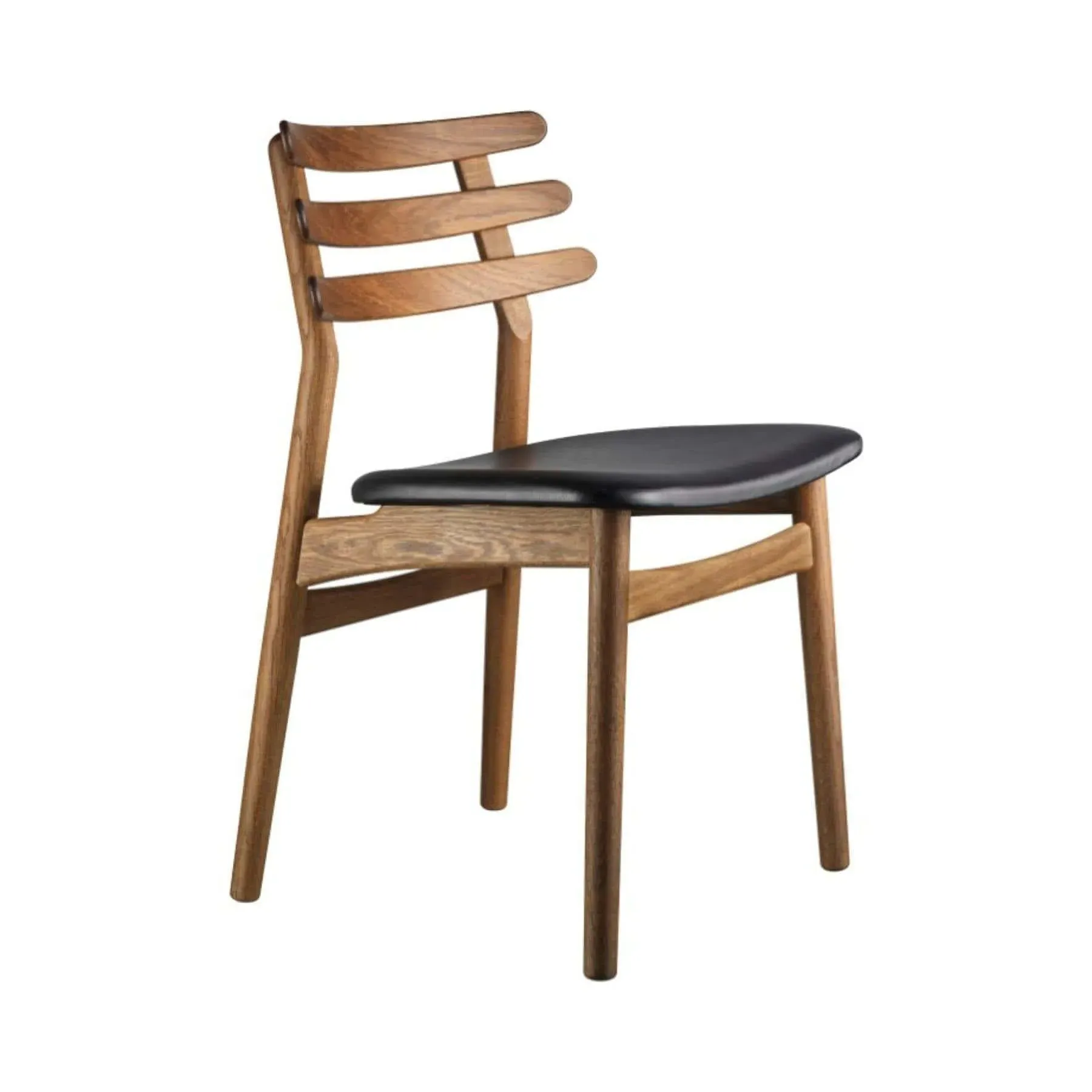 Dining Chair with Spoke Back - Blue, Fabric