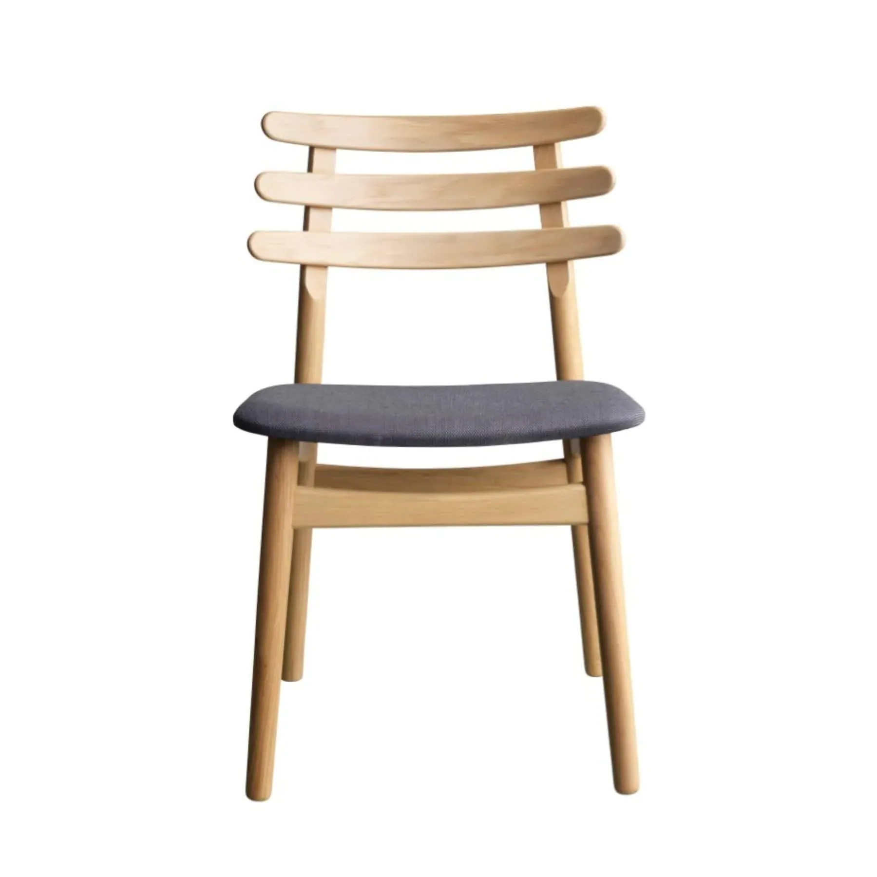 Dining Chair with Spoke Back - Blue, Fabric