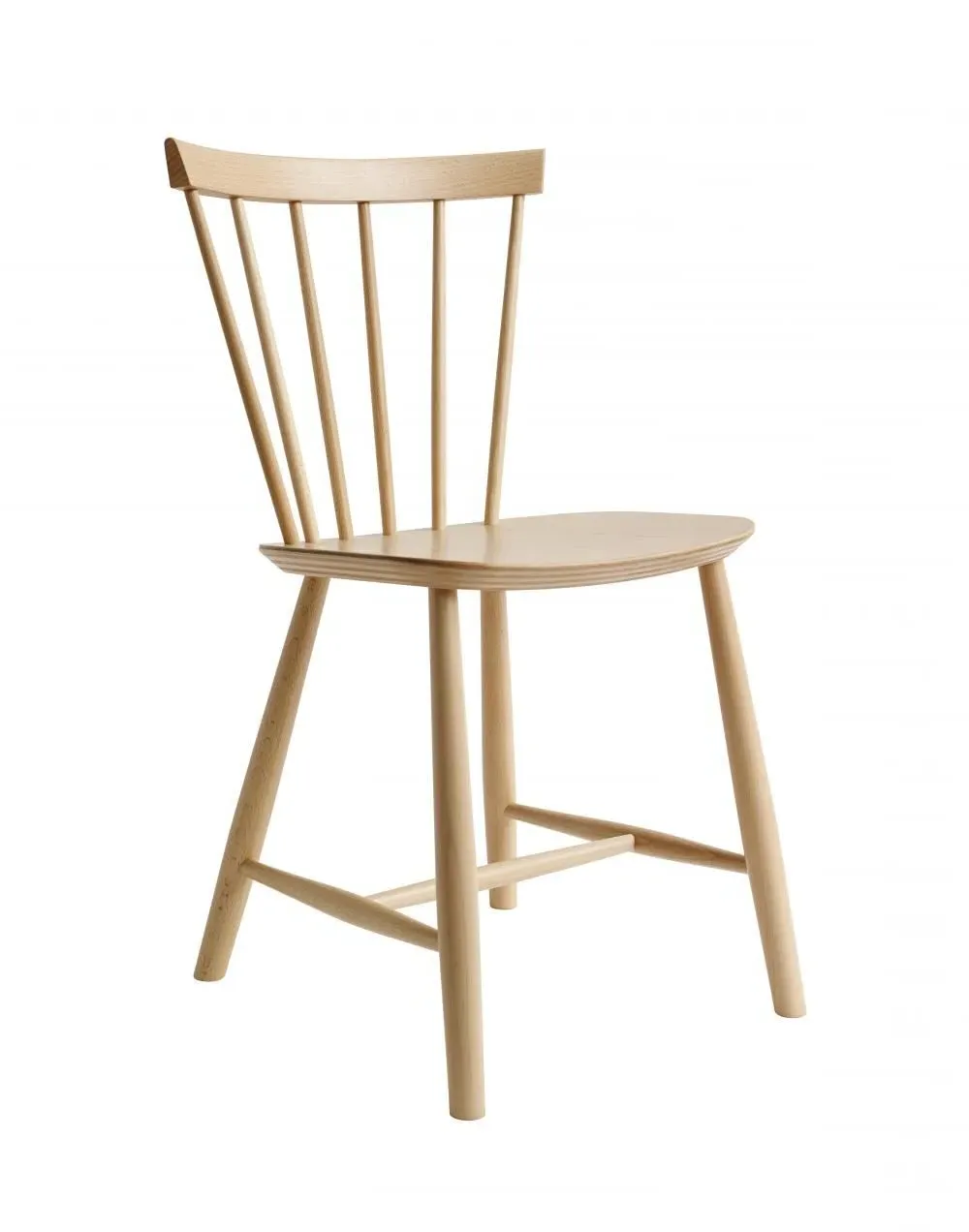 Dining Chair with V-Back - Beech