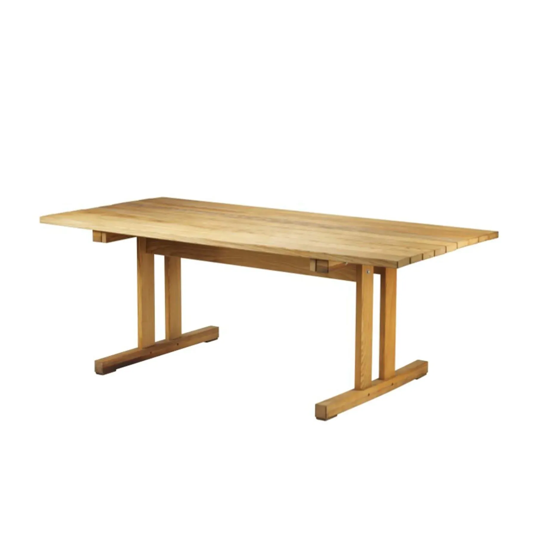 Garden Table with Wide Legs - Ash Wood